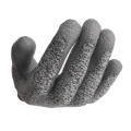 Gray HPPE Anti Cut PU Coated Gloves With Cut Level 3